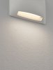 Kinkiet zewnętrzny LED biały prostokątny wypukły minimalistyczny nowoczesny IP65 PLASENA LE75300 Luces Exclusivas